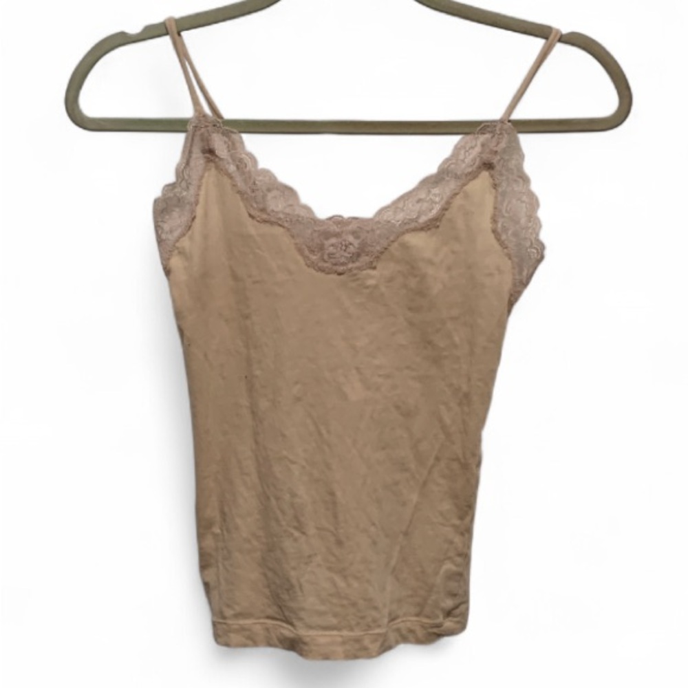 Only Hearts Lace Trim Cami Tank Top